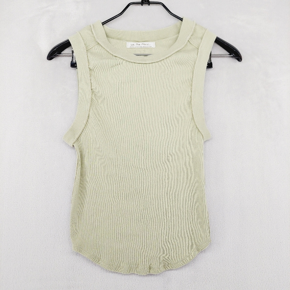 We The Free Mint Green Sleeveless Tank Top P154 - Picture 2 of 8